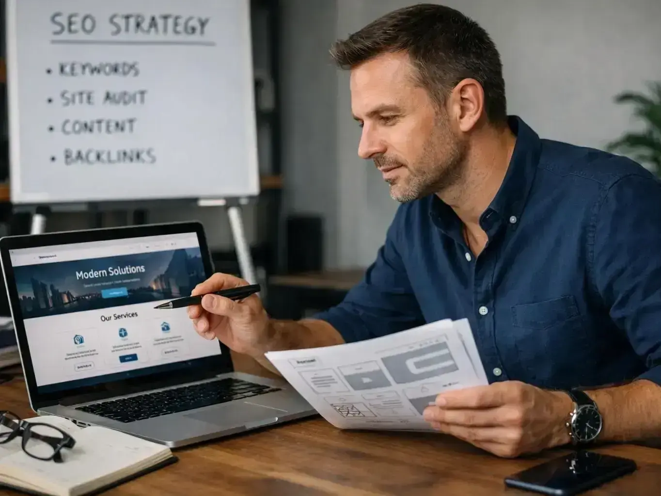 WebJi step-by-step service process &mdash; professional quality from start to finish